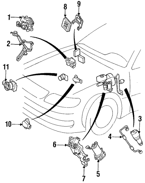 Powertrain Control for 1993 Lexus GS300 #2