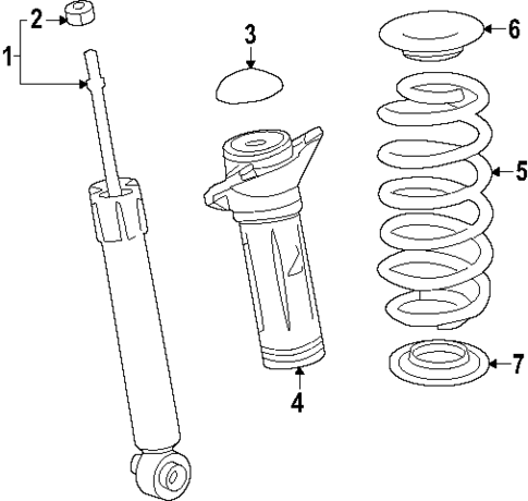 Shocks & Components for 2025 Lexus RZ450e #1