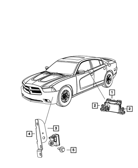 Sensors for 2014 Dodge Charger #3