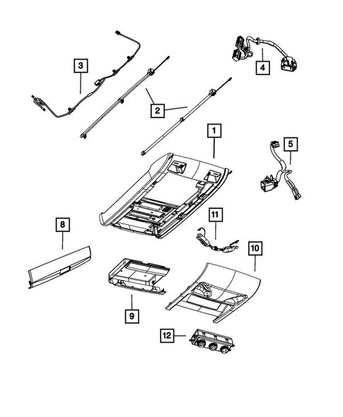Consoles for 2011 Dodge Grand Caravan #5