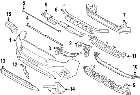 Bumper & Components - Front for 2024 Subaru Impreza #0