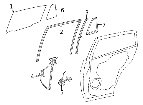 Rear Door for 2024 Toyota Venza #0