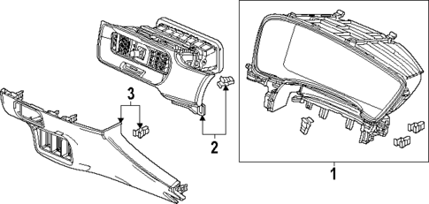 Instrument Panel Components for 2025 Honda Civic #3