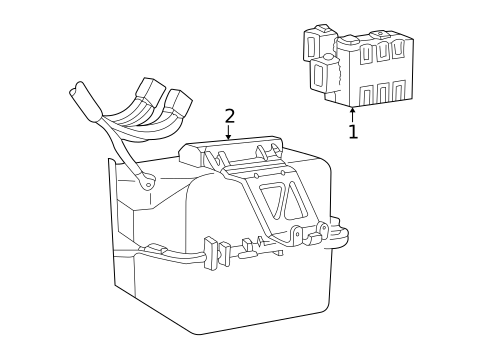 Electrical Components for 2003 Mercury Marauder #1