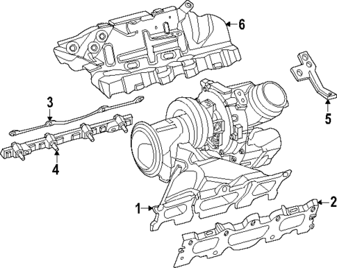Turbocharger & Components for 2025 Mercedes-Benz GLC350e #1