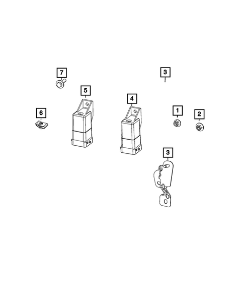 Keys, Modules and Engine Controllers for 2023 Ram 1500 #4