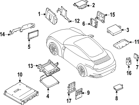 Fuel System Components for 2023 Porsche 911 #1