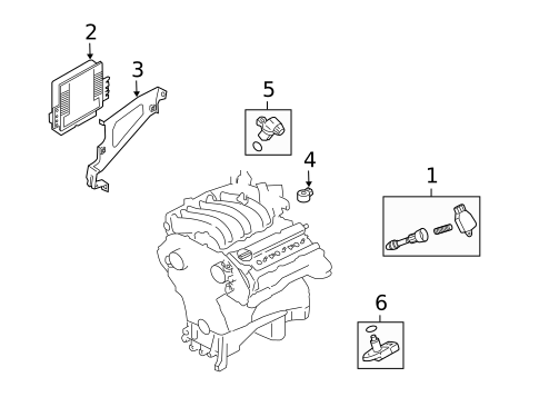Ignition System for 2006 INFINITI FX45 #0