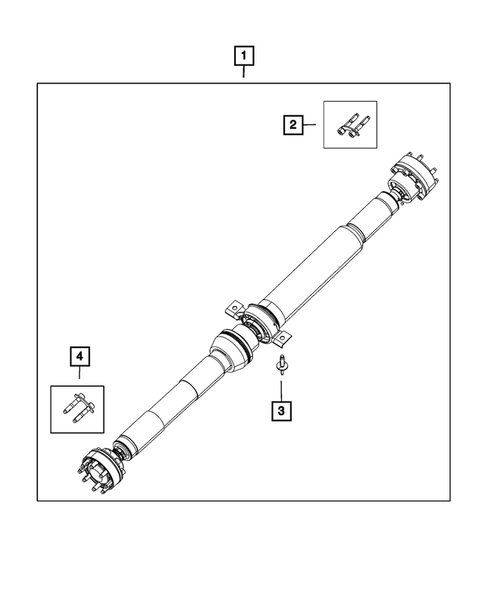 Drive Shaft for 2021 Jeep Grand Cherokee #0