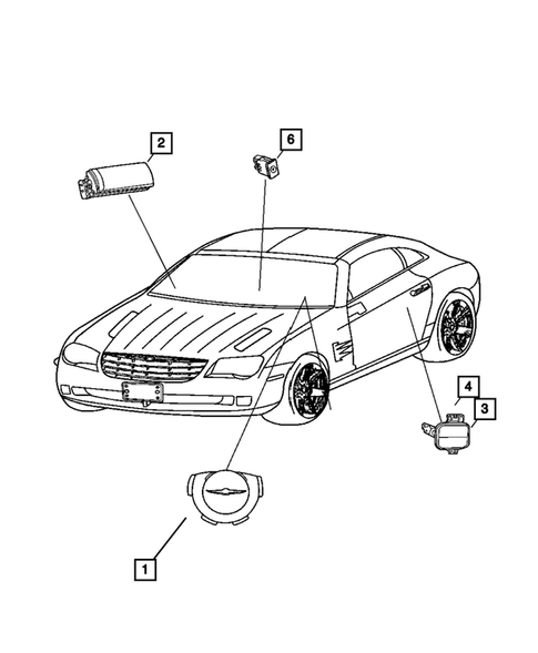 Air Bags for 2008 Chrysler Crossfire #0