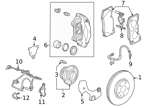 Anti-Lock Brakes for 2022 Chevrolet Corvette #0