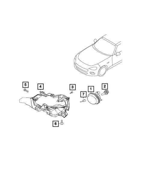 Lamps-Interior and Exterior for 2019 Fiat 124 Spider #4