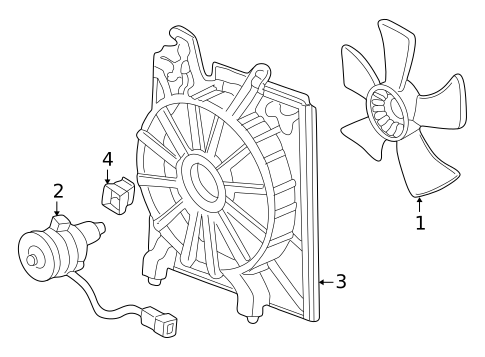 Cooling Fan for 2002 Honda Accord #1