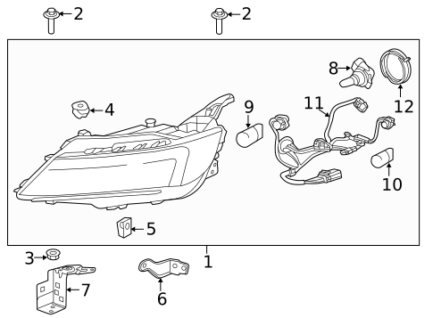 Bulbs - Chassis for 2015 Chevrolet Impala #0