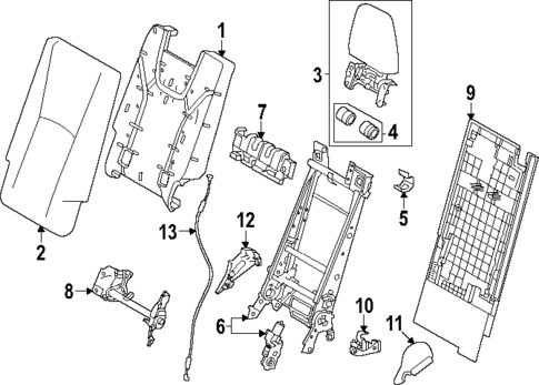 Third Row Seats for 2025 Lexus TX500h #0