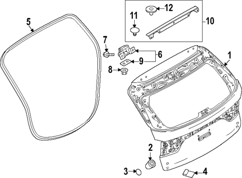 Gate & Hardware for 2025 Mazda CX-70 #0