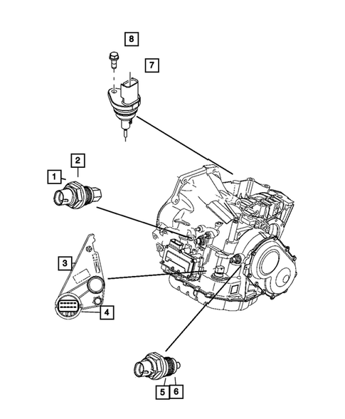 Sensors for 2006 Chrysler PT Cruiser #2