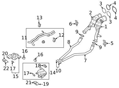 Exhaust Components for 2025 Porsche Macan #0