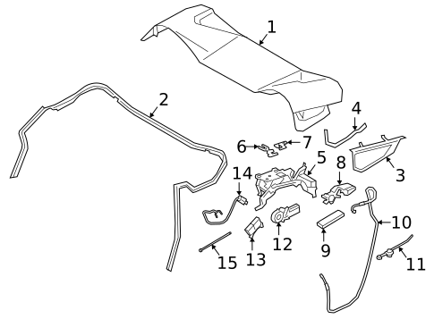 Folding Top Lid for 2019 BMW i8 #0