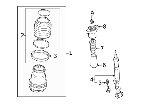 Struts & Components for 2006 Audi A6 Quattro #2
