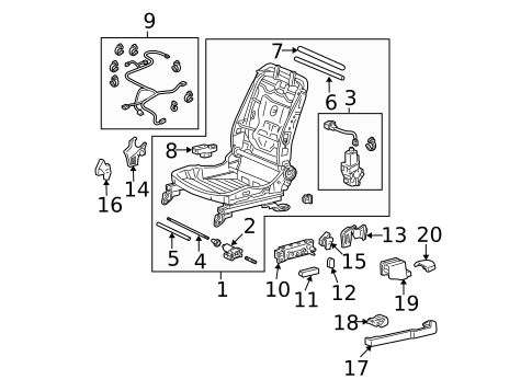 Tracks & Components for 2008 Honda Accord #4