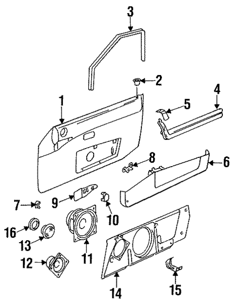 Interior Trim for 1992 Porsche 968 #0
