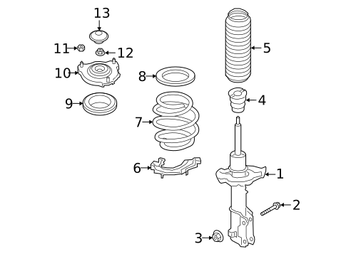 Shocks & Components for 2019 Kia Forte #0