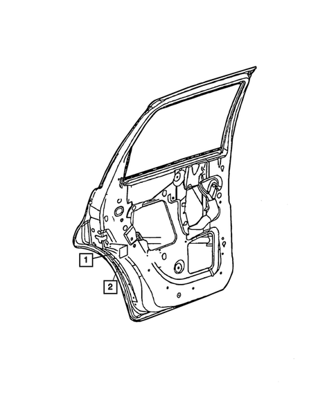 Doors for 2010 Chrysler PT Cruiser #1
