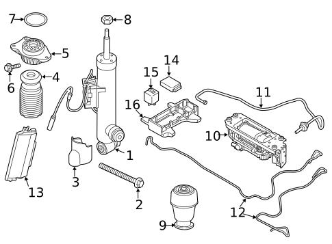 Struts & Components for 2017 BMW 535i GT xDrive #0