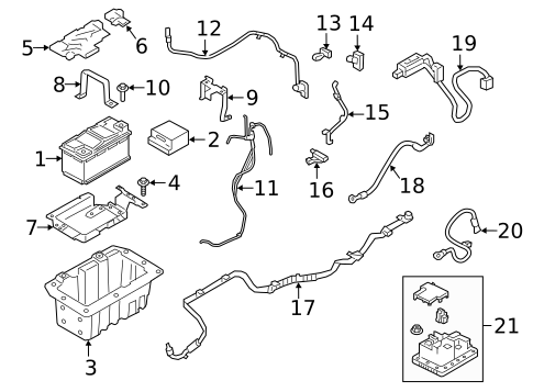 Battery for 2019 Land Rover Range Rover Velar #4