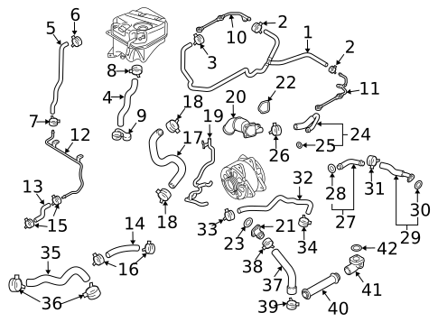 Hoses & Pipes for 2015 Audi R8 #0