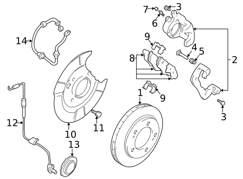Front Brakes for 2002 Chevrolet Tracker #0