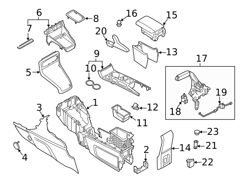 Hardware, Fasteners & Fittings for 2020 Ford EcoSport #1