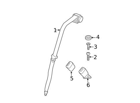 Seat Belt for 2014 Mini Cooper Countryman #2