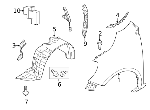 Fender & Components for 2011 Nissan GT-R #1