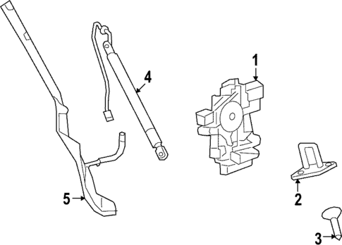 Lock & Hardware for 2024 INFINITI QX55 #2