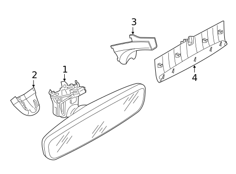 Inside Mirrors for 2020 Volkswagen Arteon #1