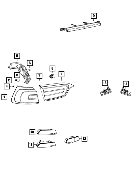 Lamps, Interior and Exterior for 2023 Jeep Cherokee #0