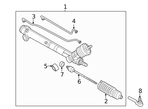 Steering Gear & Linkage for 2013 Chevrolet Corvette #0