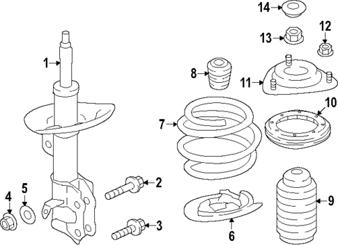 Struts & Components for 2025 Subaru Forester #0