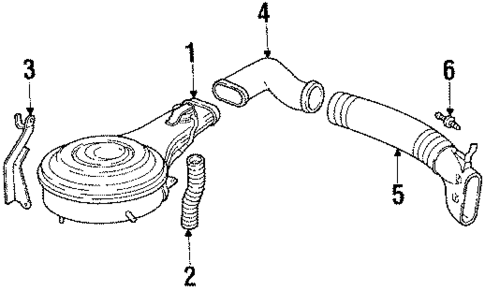 Air Inlet for 1984 GMC S15 #0