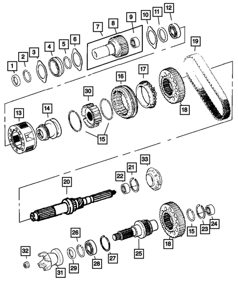 Gear Train for 2010 Dodge Ram 3500 #1