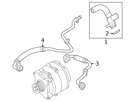 Hoses & Lines for 2020 Audi A8 Quattro #2