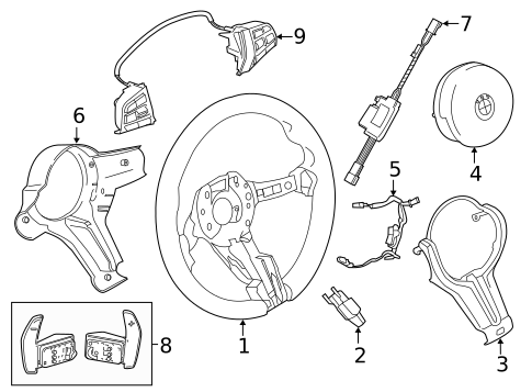 Steering Wheel for 2016 BMW M6 #0