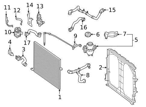Intercooler for 2021 Mercedes-Benz AMG® GT 43 #0