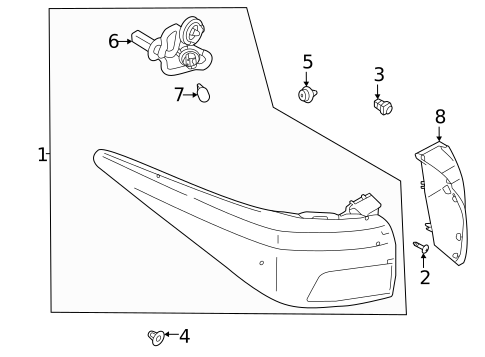 Tail Lamps for 2025 Mitsubishi Outlander PHEV #0