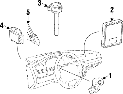 Ignition System for 1996 Toyota Paseo #0