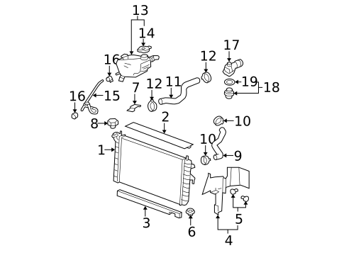 Radiator & Components for 2010 Buick Lucerne #0
