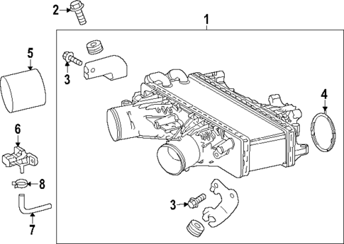 Throttle Body for 2024 Lexus GX550 #0