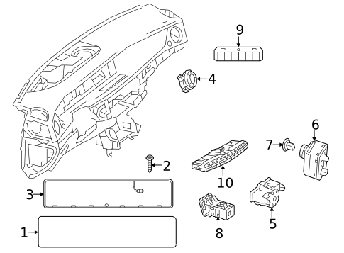 Cluster & Switches for 2021 Mercedes-Benz C63 AMG #2